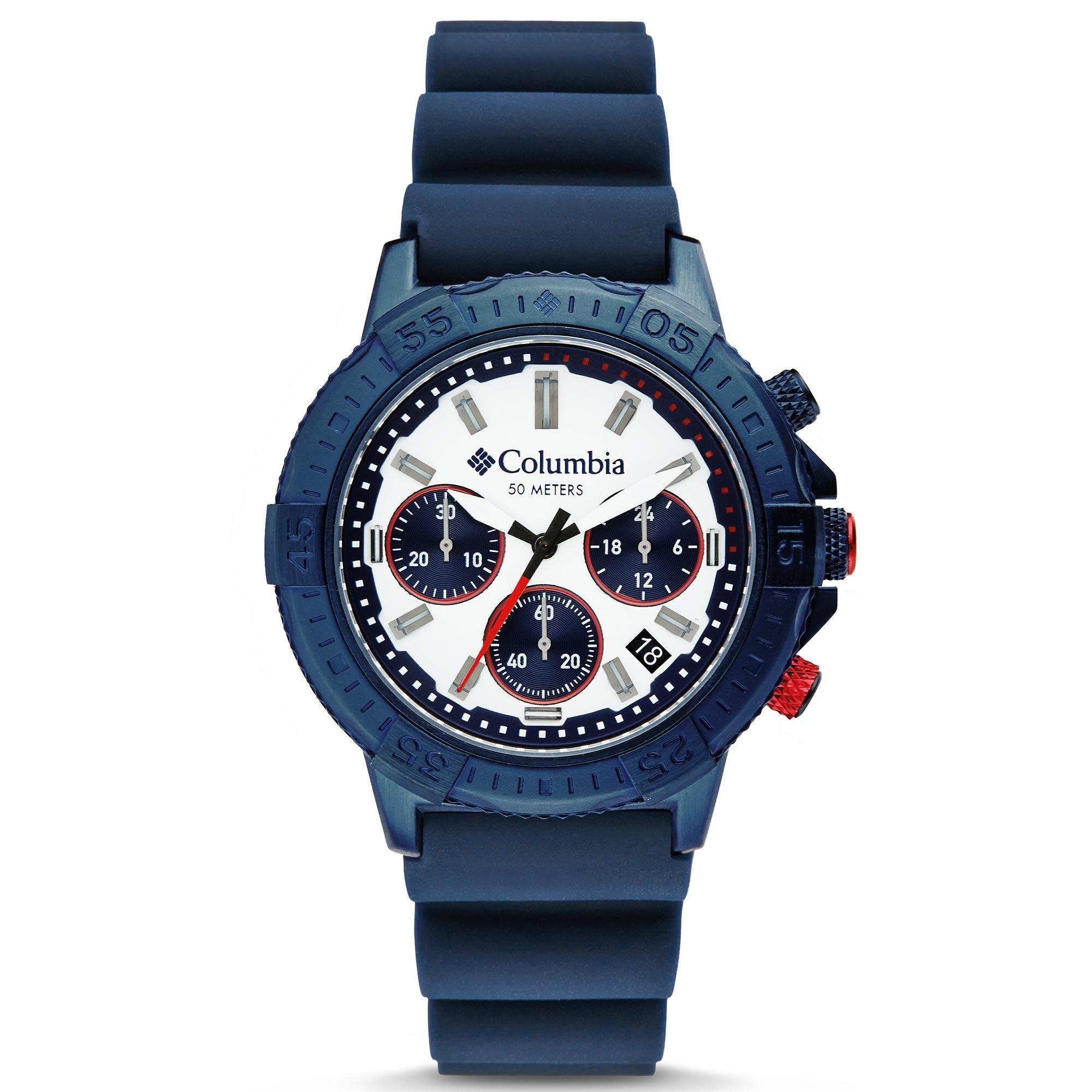 Chronograph Watch - Columbia Navy Peak Patrol Chronograph Watch CSC03-006