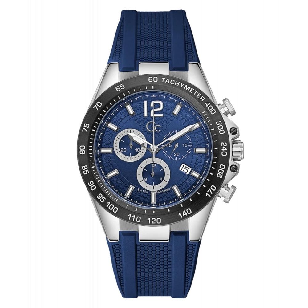 Chronograph Watch - GC Audacious Men's Blue Watch Z07001G7MF