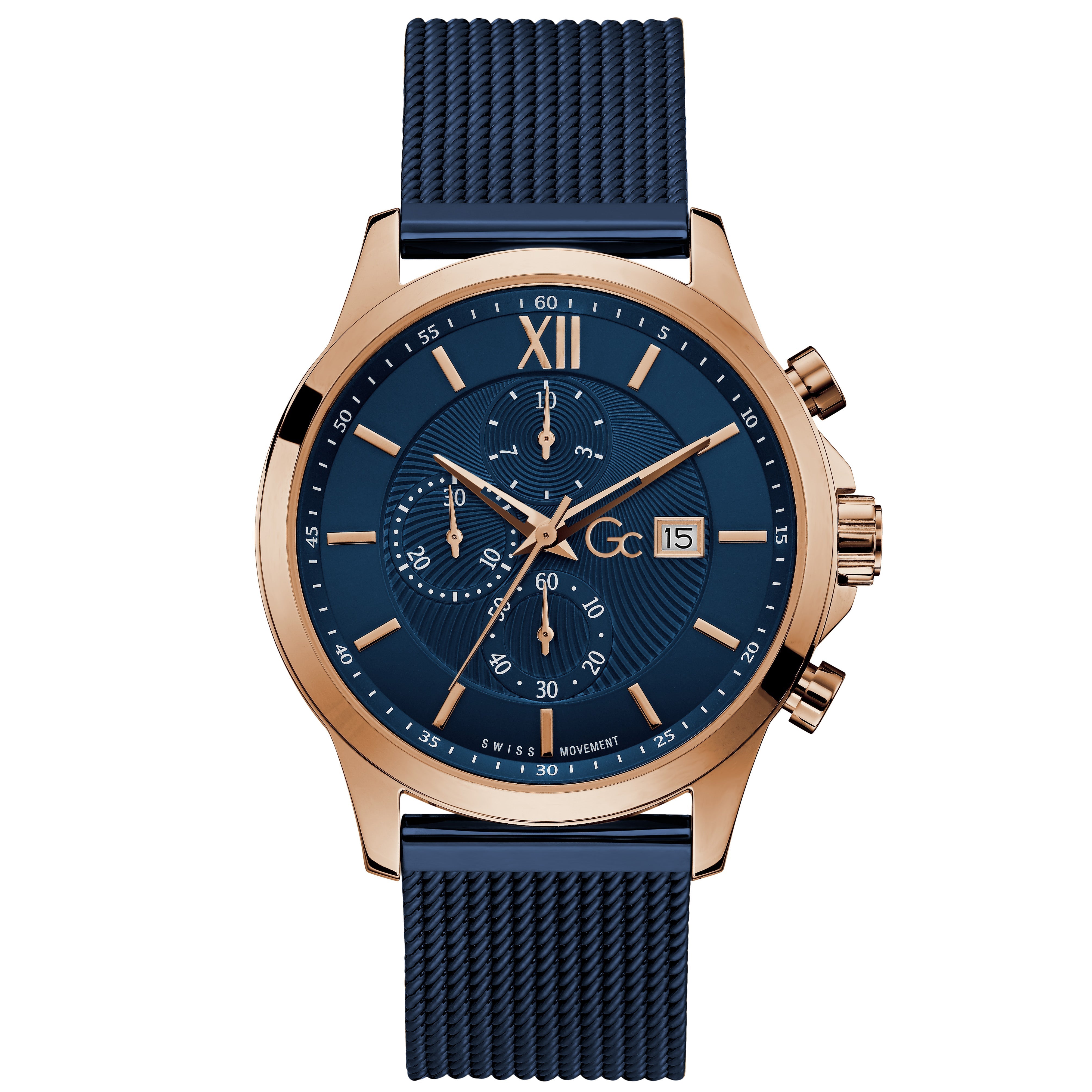 Chronograph Watch - GC Executive Men's Blue Watch Y27003G7MF