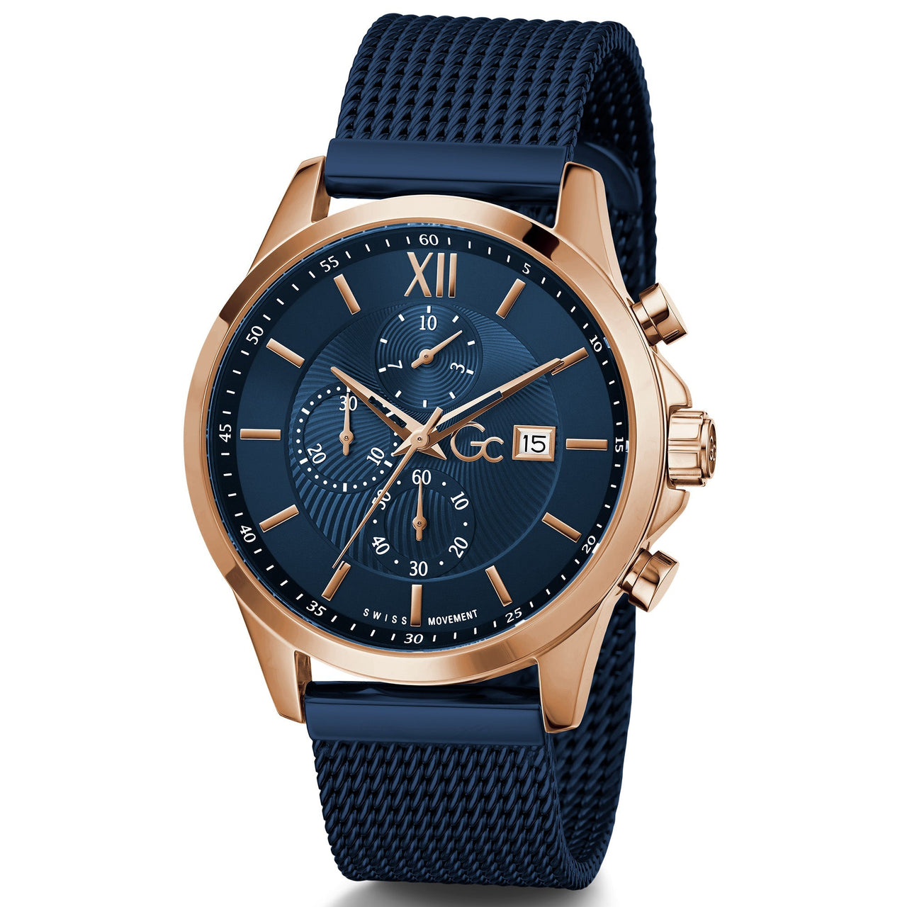 Chronograph Watch - GC Executive Men's Blue Watch Y27003G7MF