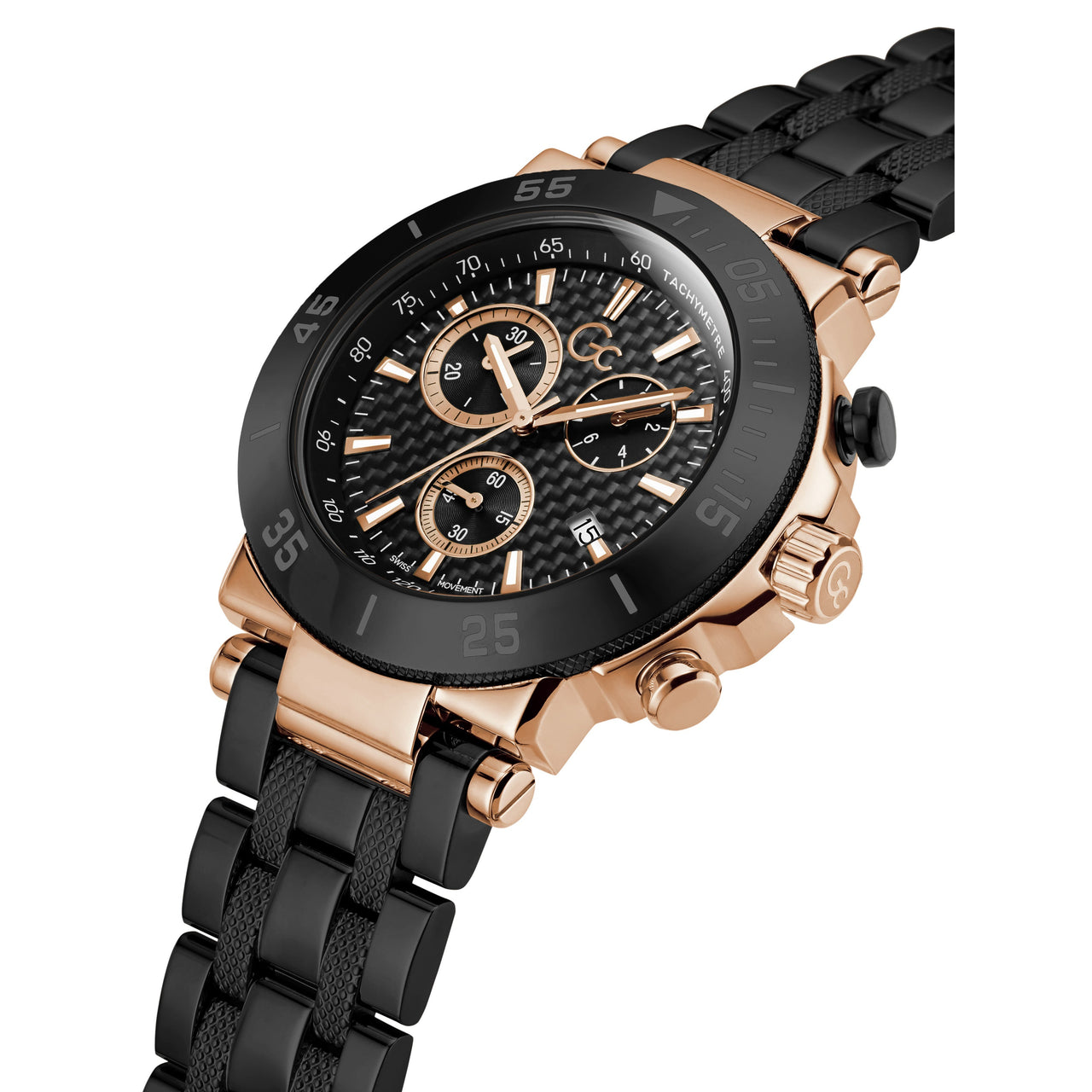 Chronograph Watch - GC One Men's Black Watch Y70002G2MF