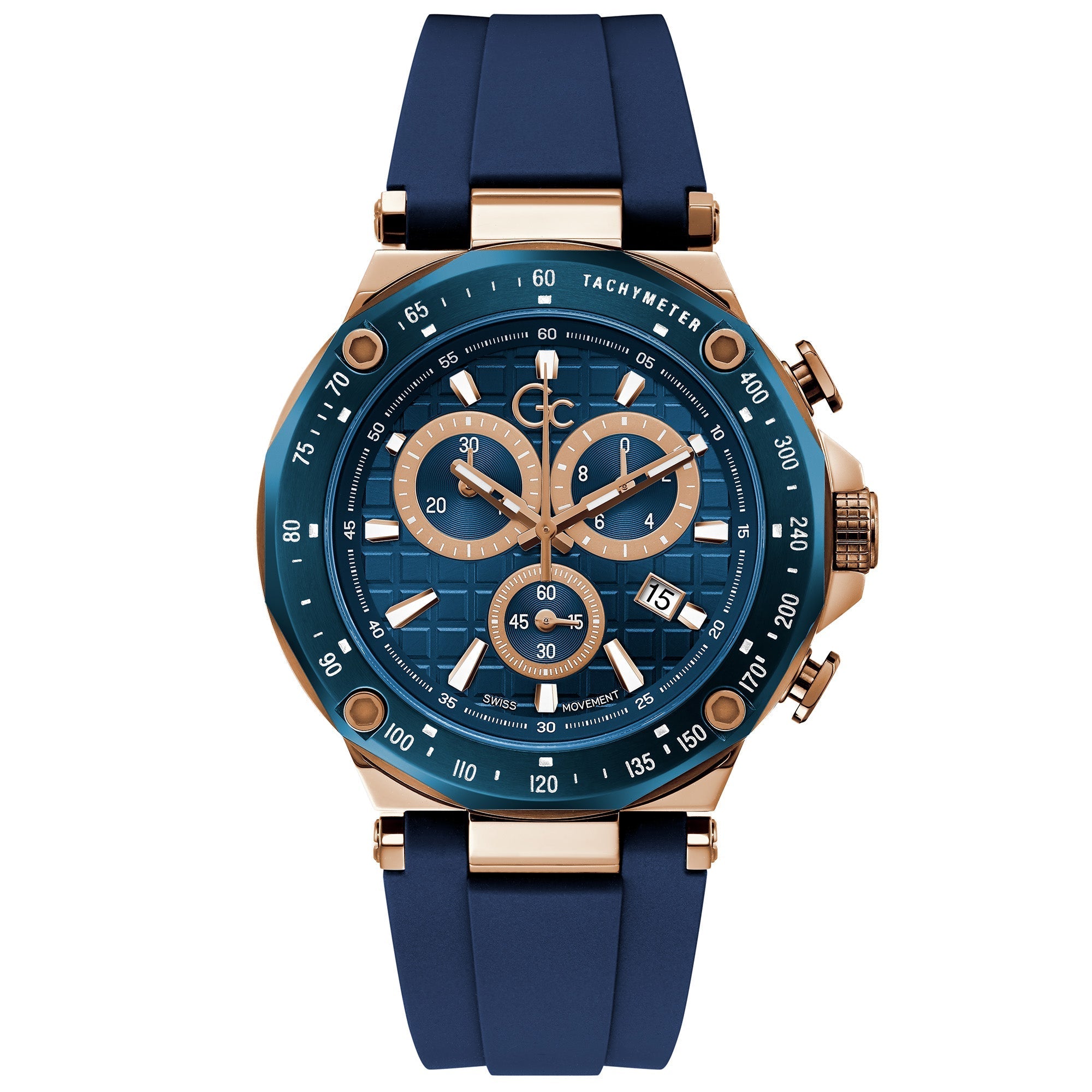 Chronograph Watch - GC Spirit Sport Men's Blue Watch Y81007G7MF