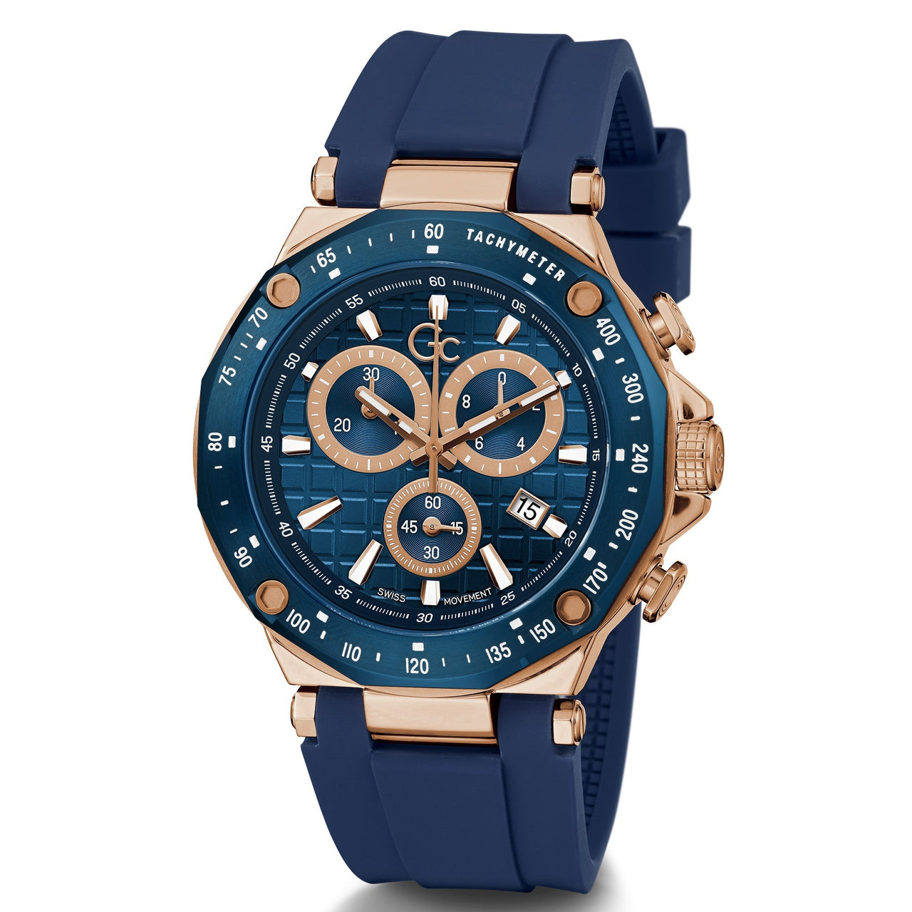 Chronograph Watch - GC Spirit Sport Men's Blue Watch Y81007G7MF