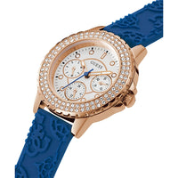 Thumbnail for Chronograph Watch - Guess Crown Jewel Ladies Blue Watch GW0411L2