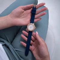 Thumbnail for Chronograph Watch - Guess Crown Jewel Ladies Blue Watch GW0411L2