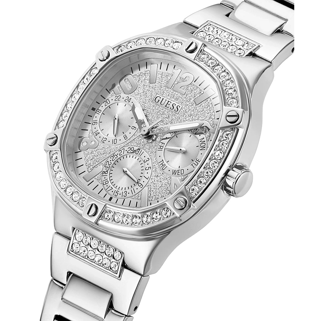 Chronograph Watch - Guess Duchess Ladies Silver Watch GW0558L1