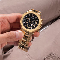 Thumbnail for Chronograph Watch - Guess Edge Men's Gold Watch GW0539G2