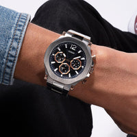 Thumbnail for Chronograph Watch - Guess Edge Men's Silver Watch GW0539G1