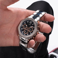 Thumbnail for Chronograph Watch - Guess Edge Men's Silver Watch GW0539G1