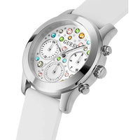 Thumbnail for Chronograph Watch - Guess Fantasia Ladies White Watch GW0560L1