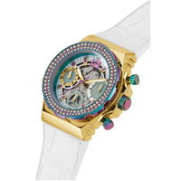 Thumbnail for Chronograph Watch - Guess Fusion Ladies White Watch GW0553L2