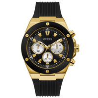 Thumbnail for Chronograph Watch - Guess GW0057G1 Men's Poseidon Black Watch