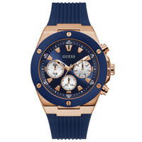 Thumbnail for Chronograph Watch - Guess GW0057G2 Men's Poseidon Blue Watch