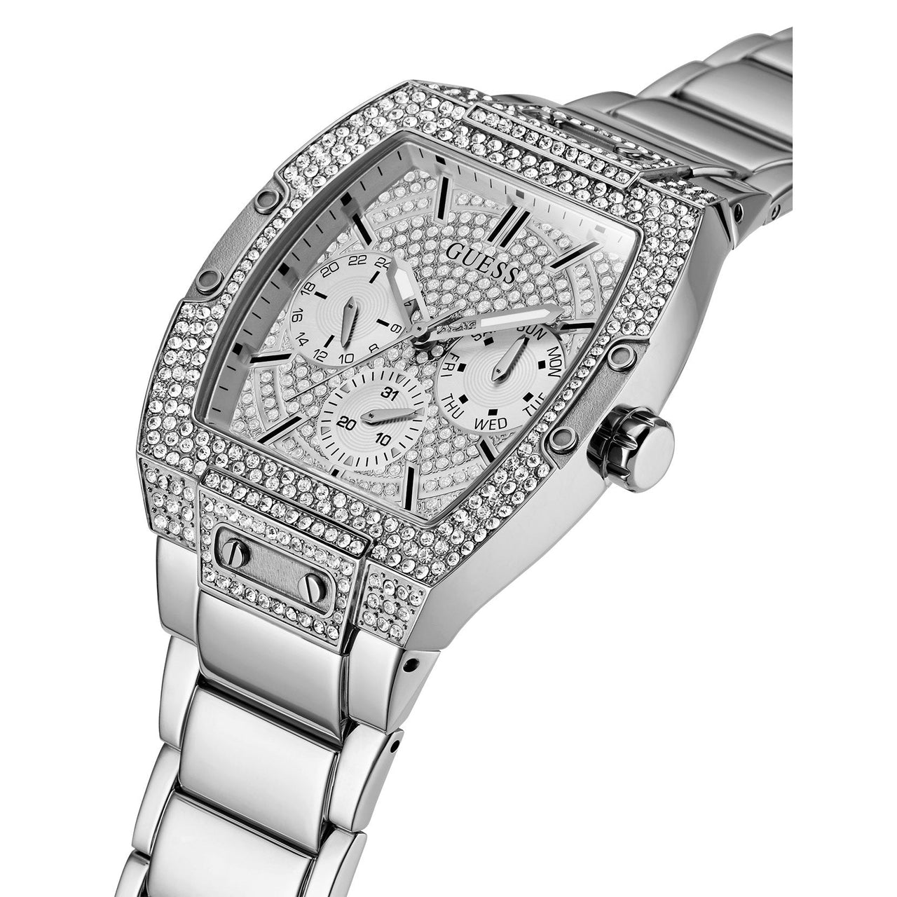 Chronograph Watch - Guess GW0094G1 Men's Phoenix Silver Watch