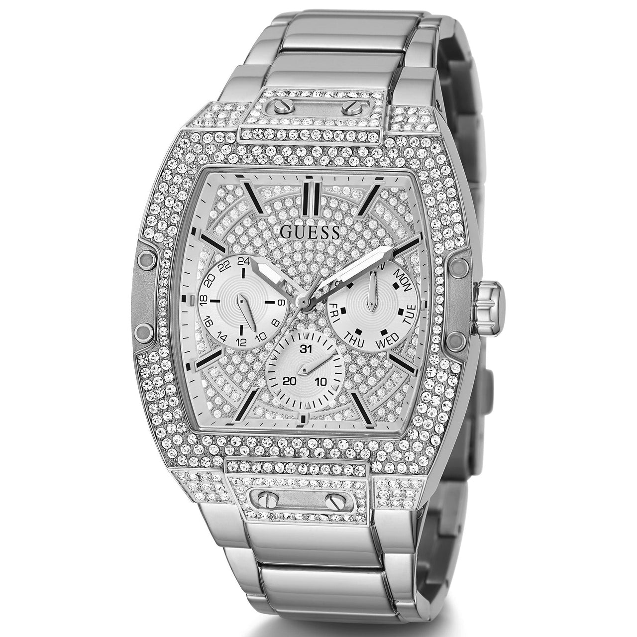 Chronograph Watch - Guess GW0094G1 Men's Phoenix Silver Watch