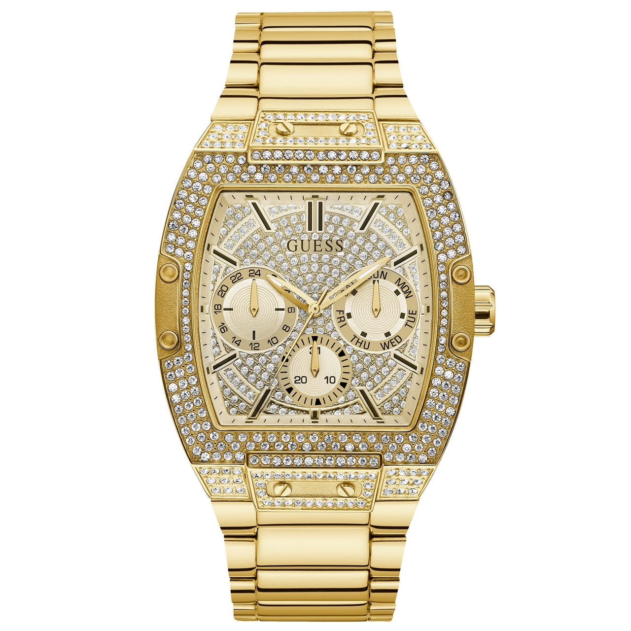 Chronograph Watch - Guess GW0094G2 Men's Phoenix Gold Watch