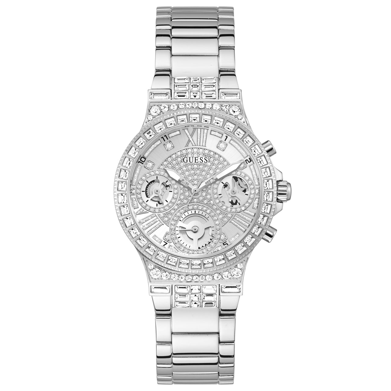 Chronograph Watch - Guess GW0320L1 Ladies Moonlight Silver Watch