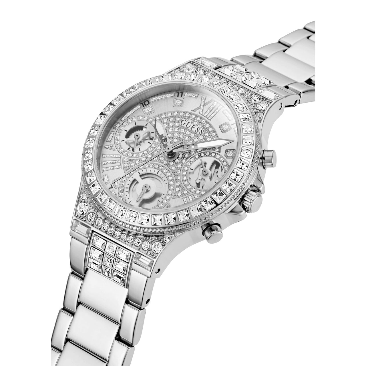 Chronograph Watch - Guess GW0320L1 Ladies Moonlight Silver Watch