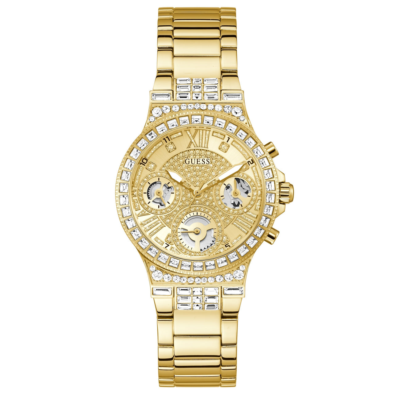 Chronograph Watch - Guess GW0320L2 Ladies Moonlight Gold Watch