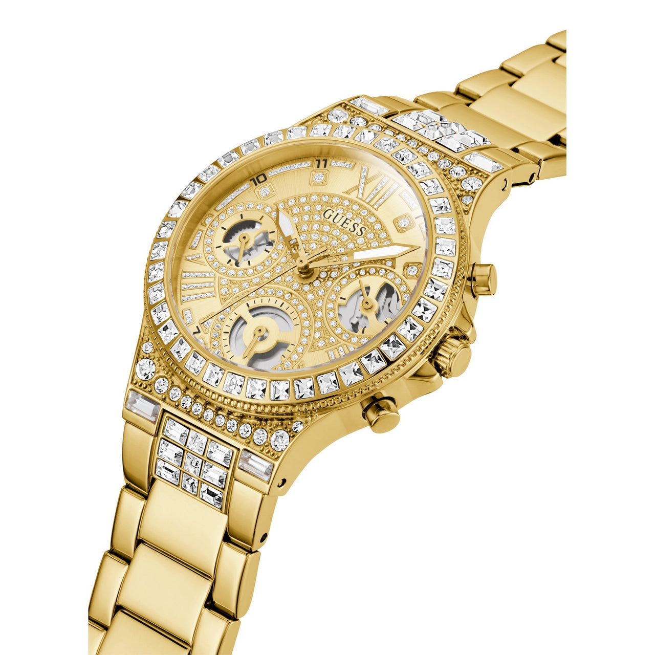 Chronograph Watch - Guess GW0320L2 Ladies Moonlight Gold Watch