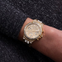 Thumbnail for Chronograph Watch - Guess GW0320L2 Ladies Moonlight Gold Watch