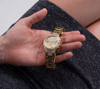 Thumbnail for Chronograph Watch - Guess GW0320L2 Ladies Moonlight Gold Watch