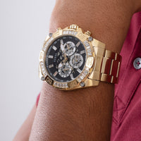 Thumbnail for Chronograph Watch - Guess GW0390G2 Men's Trophy Gold Watch