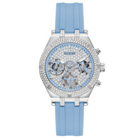 Thumbnail for Chronograph Watch - Guess GW0407L1 Ladies Heiress Blue Watch