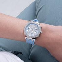 Thumbnail for Chronograph Watch - Guess GW0407L1 Ladies Heiress Blue Watch