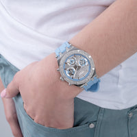 Thumbnail for Chronograph Watch - Guess GW0407L1 Ladies Heiress Blue Watch