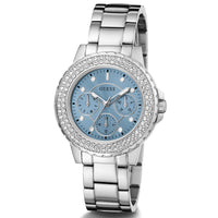 Thumbnail for Chronograph Watch - Guess GW0410L1 Ladies Crown Jewel Blue Watch