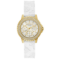 Thumbnail for Chronograph Watch - Guess GW0411L1 Ladies Crown Jewel White Watch