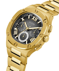 Thumbnail for Chronograph Watch, - Guess Headline Men's Gold Watch GW0572G2