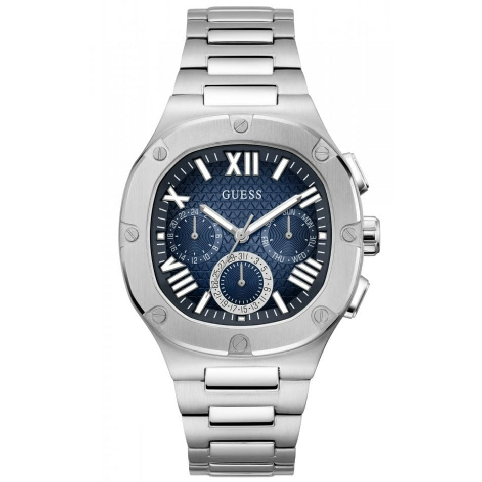 Chronograph Watch - Guess Headline Men's Silver Watch GW0572G1