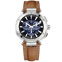 Thumbnail for Chronograph Watch - Herbelin Newport Men's Brown Watch 37688A35GD