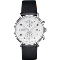 Thumbnail for Chronograph Watch - Junghans FORM C Chronoscope Men's Black Watch 41/4771.00