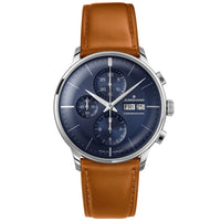 Thumbnail for Chronograph Watch - Junghans Meister Chronoscope Men's Brown Watch 27/4526.03