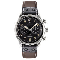 Thumbnail for Chronograph Watch - Junghans Meister Pilot Men's Brown Watch 27/3591.00