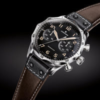 Thumbnail for Chronograph Watch - Junghans Meister Pilot Men's Brown Watch 27/3591.00