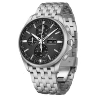 Thumbnail for Chronograph Watch - Junghans Meister S Chronoscope Men's Silver Watch 27/4024.45