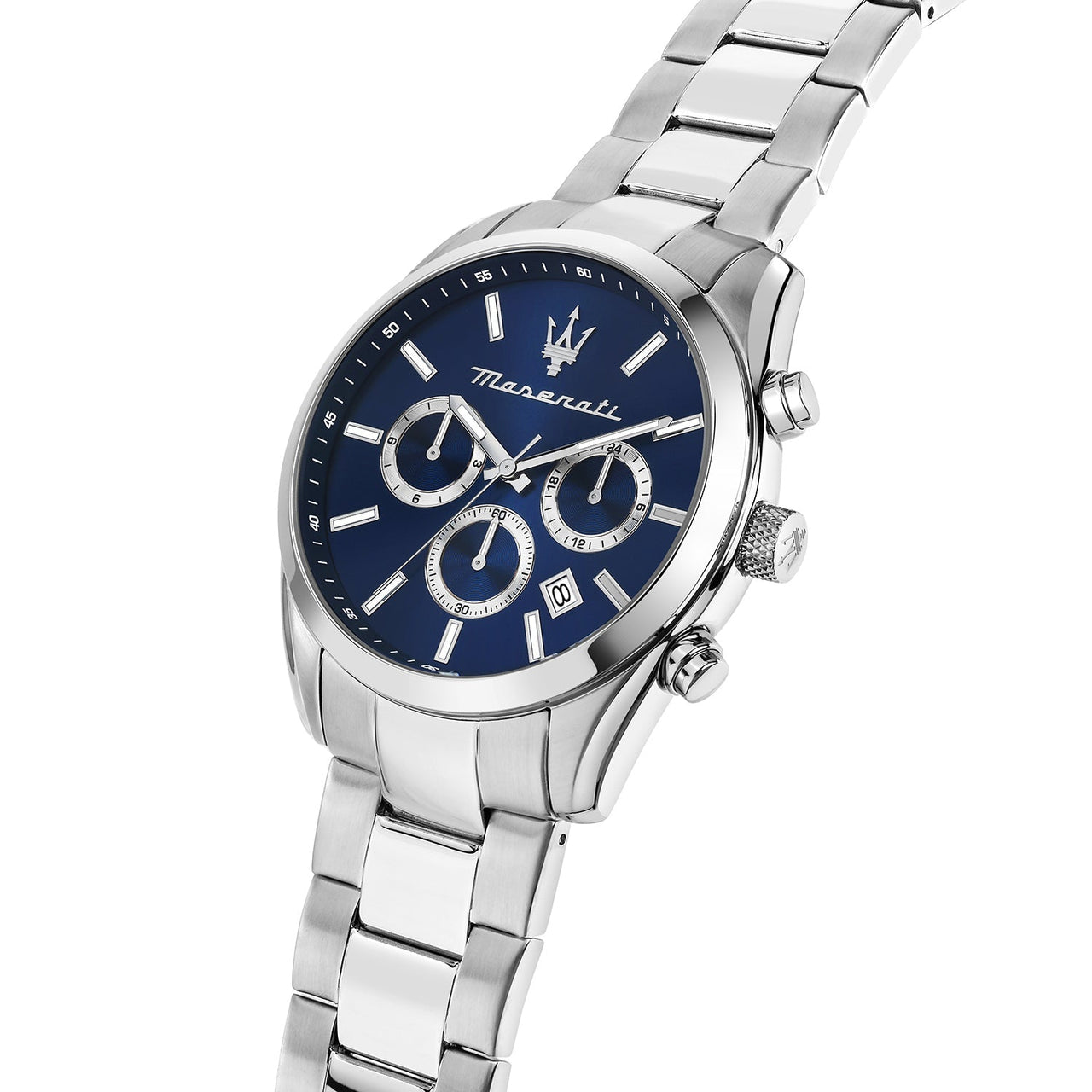 Chronograph Watch - Maserati Attrazione Men's Blue Watch R8853151005