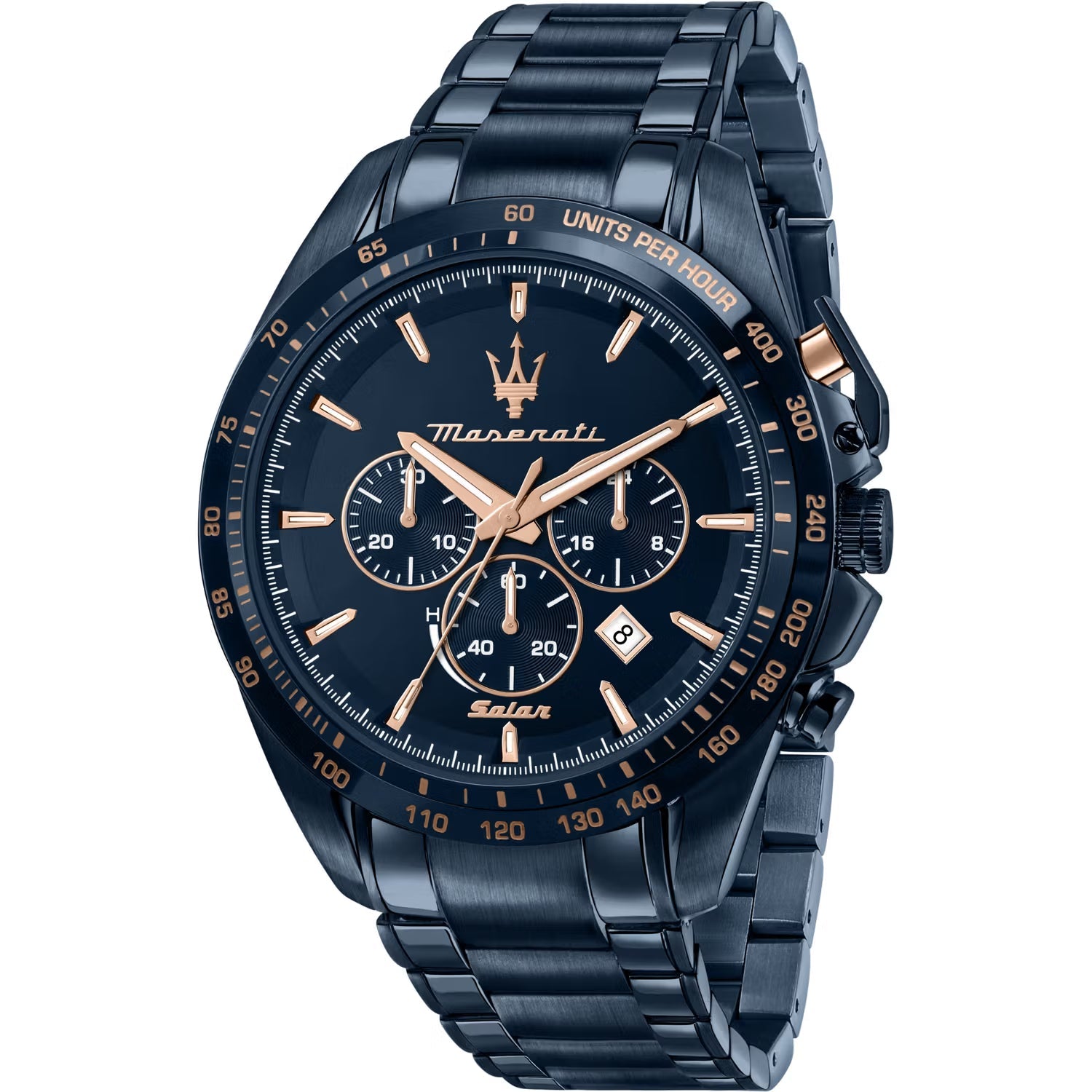 Chronograph Watch - Maserati Solar Blue Men's Watch R8873649001