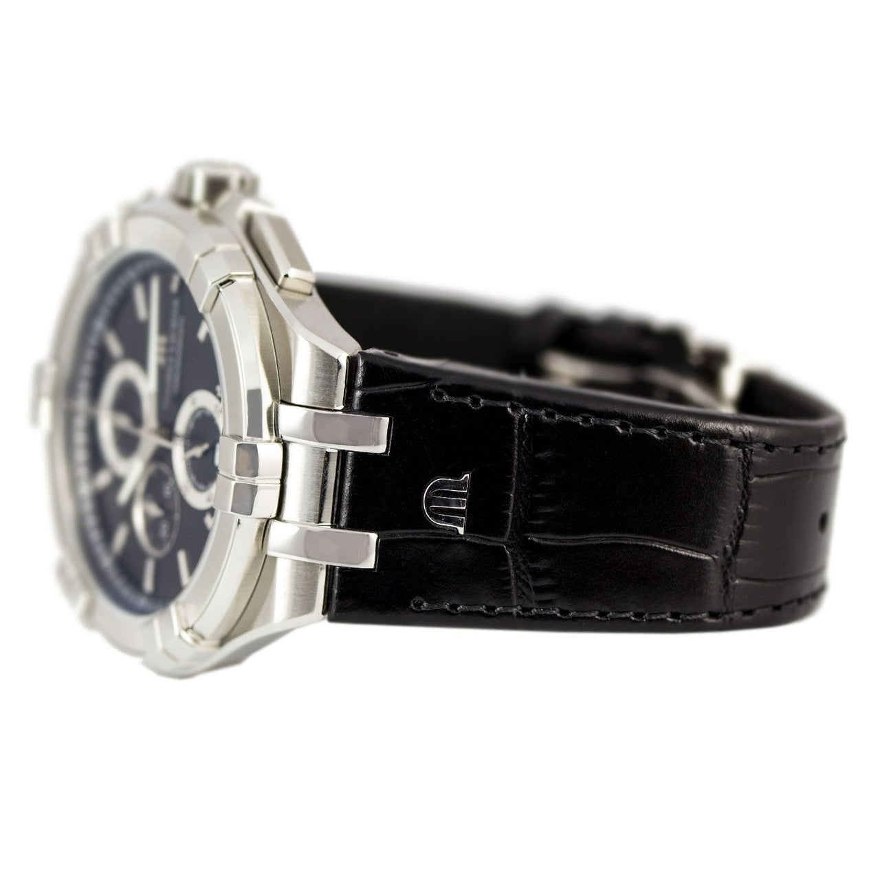 Chronograph Watch - Maurice Lacroix Men's Black Aikon Chronograph Watch AI1018-SS001-330-1