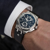 Thumbnail for Chronograph Watch - Maurice Lacroix Men's Black Aikon Chronograph Watch AI1018-SS001-330-1