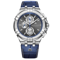 Thumbnail for Chronograph Watch - Maurice Lacroix Men's Grey Aikon Chronograph Watch AI1018-SS001-333-1