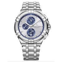 Thumbnail for Chronograph Watch - Maurice Lacroix Men's Silver Aikon Chrono Watch AI1018-SS002-131-1