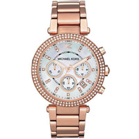 Thumbnail for Chronograph Watch - Michael Kors MK5491 Ladies Parker Rose Gold Chronograph Watch