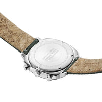 Thumbnail for Chronograph Watch - Mondaine Grand Cushion Chrono Square Men's Green Watch MSL.41460.LF.SET