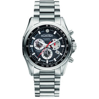 Thumbnail for Chronograph Watch - Roamer Men's Black Rockshell Mark III Chrono Watch 220837 41 55 20