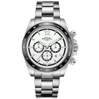 Thumbnail for Chronograph Watch - Rotary Henley Chrono Men's Silver Watch GB05440/02